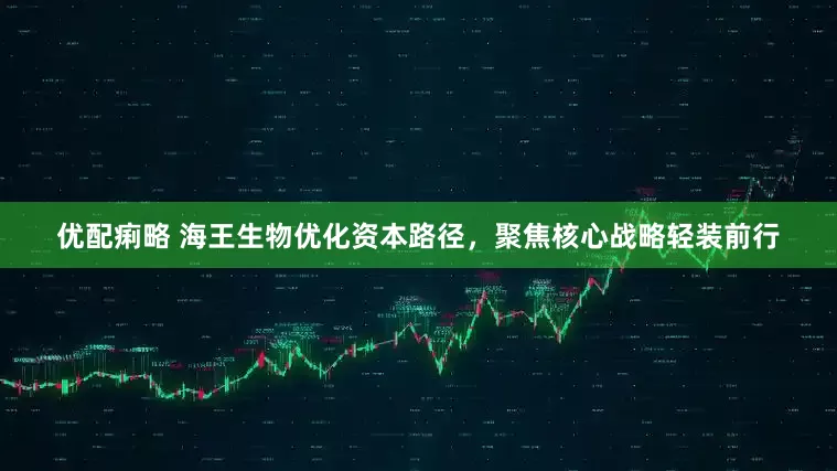 优配痢略 海王生物优化资本路径，聚焦核心战略轻装前行
